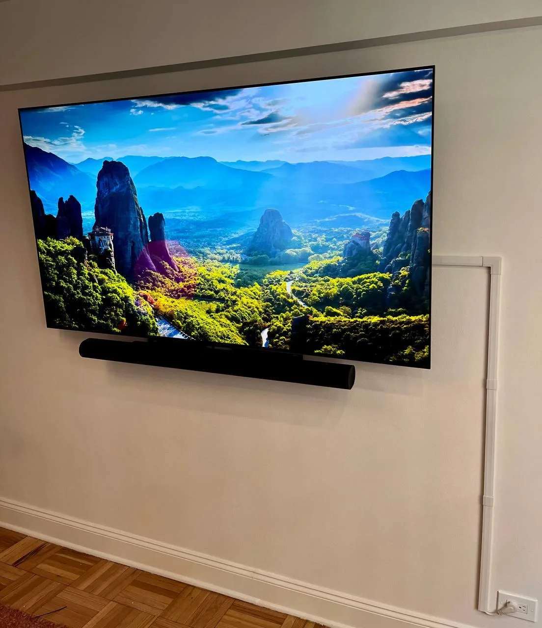 TV and soundbar installation